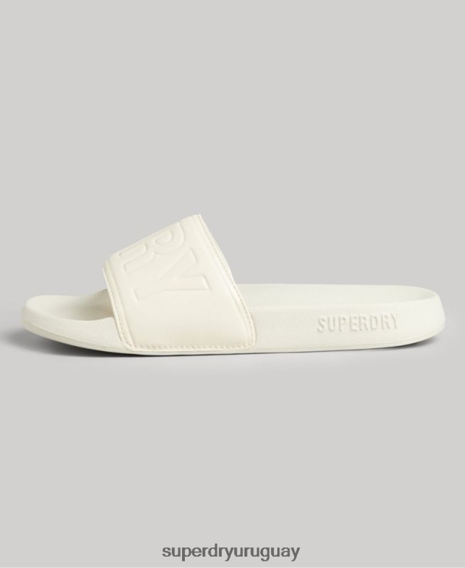 uy Superdry mujer Deslizadores de grupo de núcleo de código crema DT2N8Z4390 zapatos