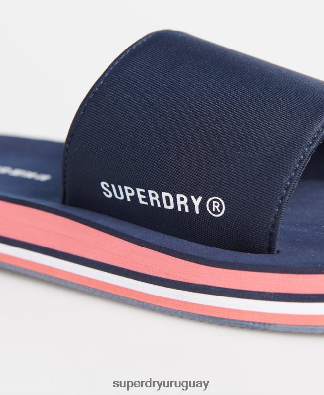 uy Superdry mujer deslizadores de deporte de natación Armada DT2N8Z6721 zapatos