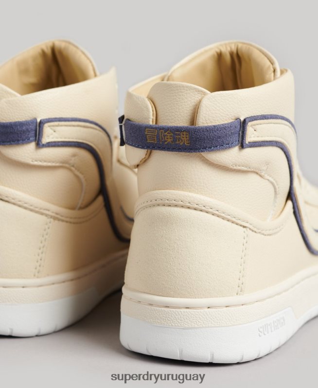 uy Superdry mujer tenis altos vintage vegan basket desnudo DT2N8Z6729 zapatos