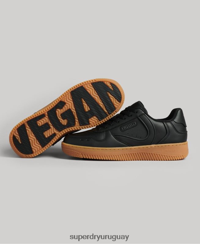 uy Superdry mujer zapatillas deportivas veganas gruesas negro DT2N8Z4349 zapatos