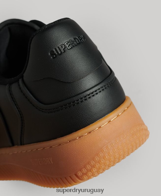 uy Superdry mujer zapatillas deportivas veganas gruesas negro DT2N8Z4349 zapatos