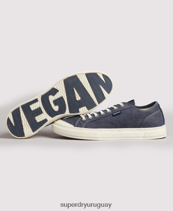 uy Superdry mujer tenis bajos veganos vintage con vulc sintético Armada DT2N8Z4420 zapatos