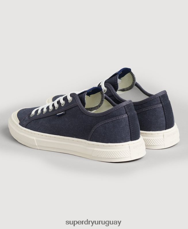 uy Superdry mujer tenis bajos veganos vintage con vulc sintético Armada DT2N8Z4420 zapatos