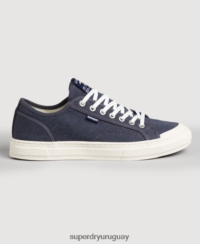 uy Superdry mujer tenis bajos veganos vintage con vulc sintético Armada DT2N8Z4420 zapatos