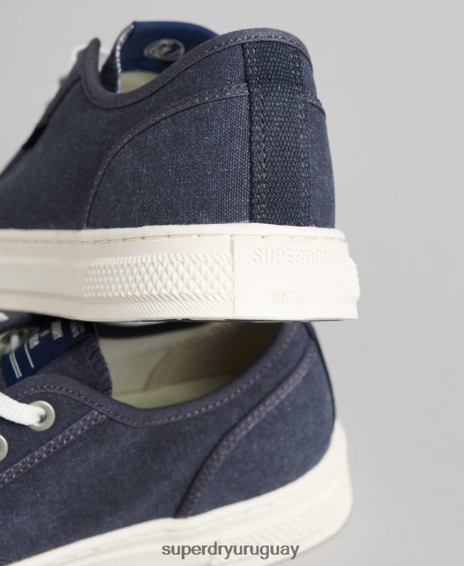 uy Superdry mujer tenis bajos veganos vintage con vulc sintético Armada DT2N8Z4420 zapatos