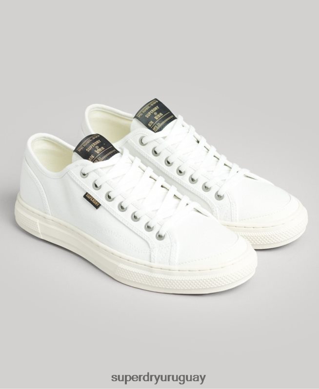 uy Superdry mujer tenis bajos veganos vintage con vulc sintético crema DT2N8Z4364 zapatos