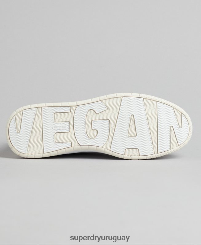 uy Superdry mujer tenis bajos vintage vegan basket blanco DT2N8Z4365 zapatos