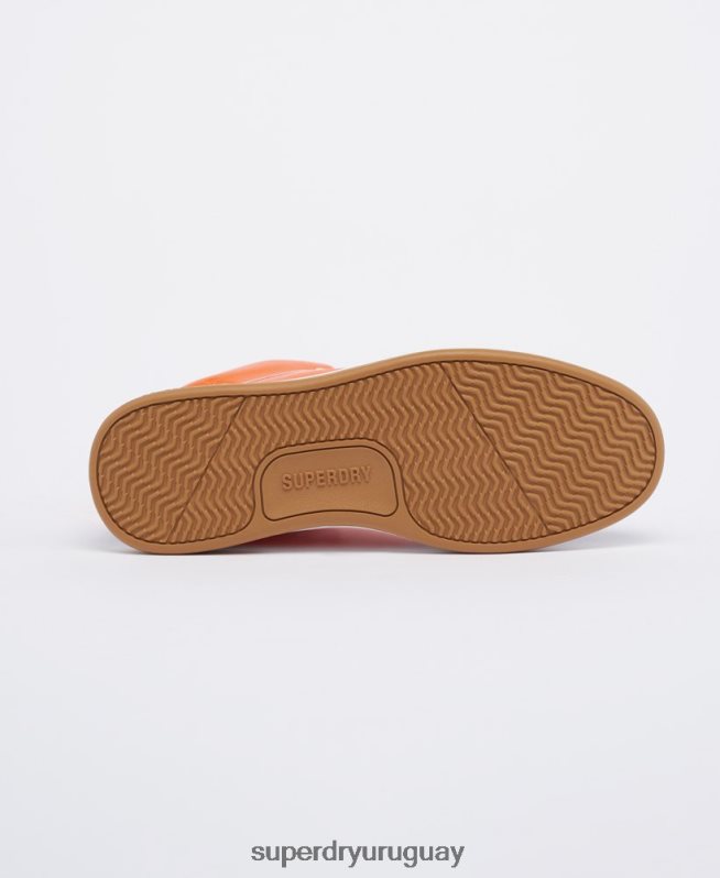 uy Superdry mujer zapatillas altas vegan basket sport azul DT2N8Z4405 zapatos