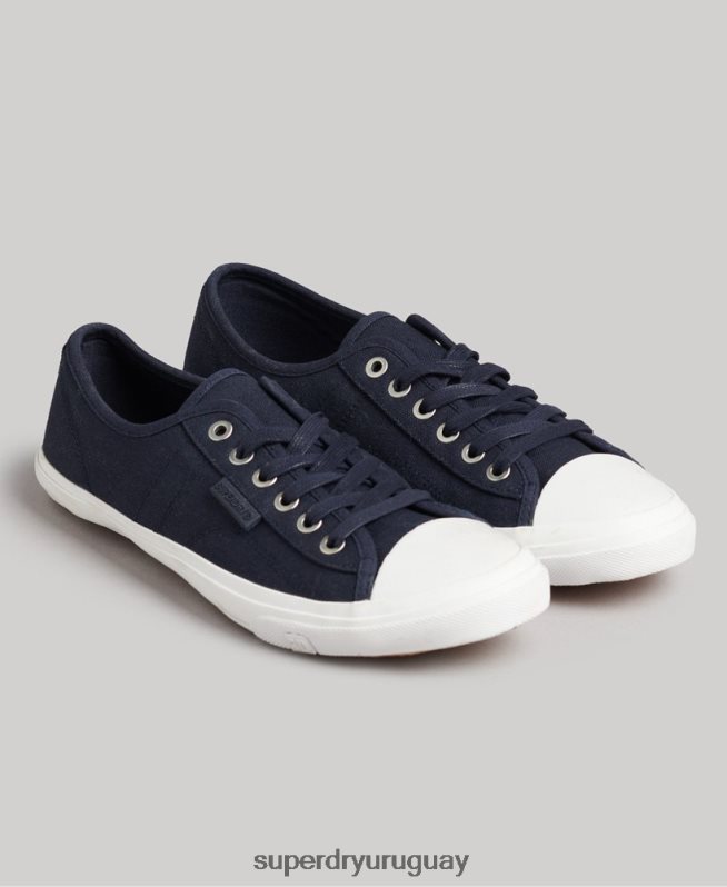 uy Superdry mujer zapatillas bajas pro clásicas Armada DT2N8Z4358 zapatos