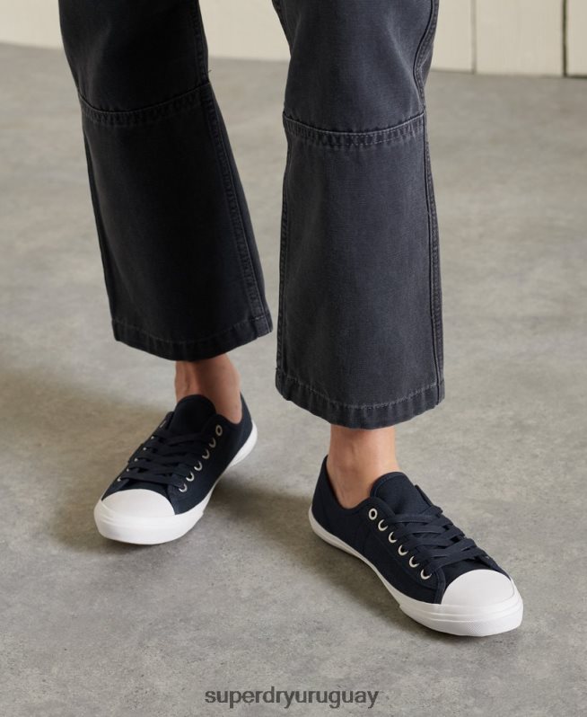 uy Superdry mujer zapatillas bajas pro clásicas Armada DT2N8Z4358 zapatos