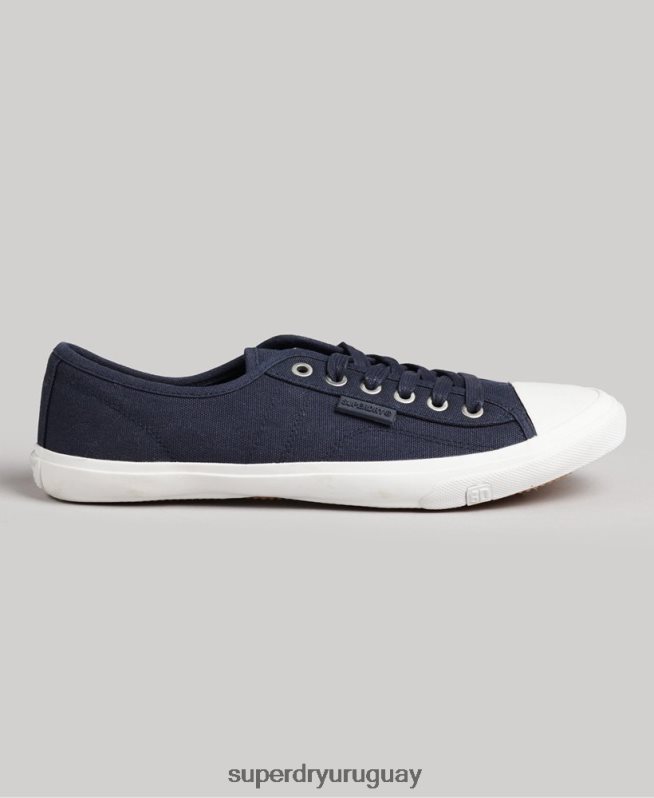 uy Superdry mujer zapatillas bajas pro clásicas Armada DT2N8Z4358 zapatos