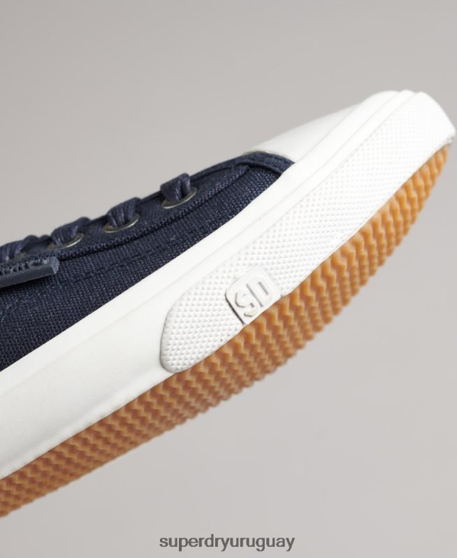 uy Superdry mujer zapatillas bajas pro clásicas Armada DT2N8Z4358 zapatos