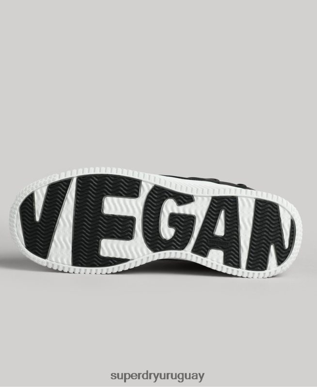uy Superdry mujer zapatillas deportivas veganas gruesas negro DT2N8Z4362 zapatos