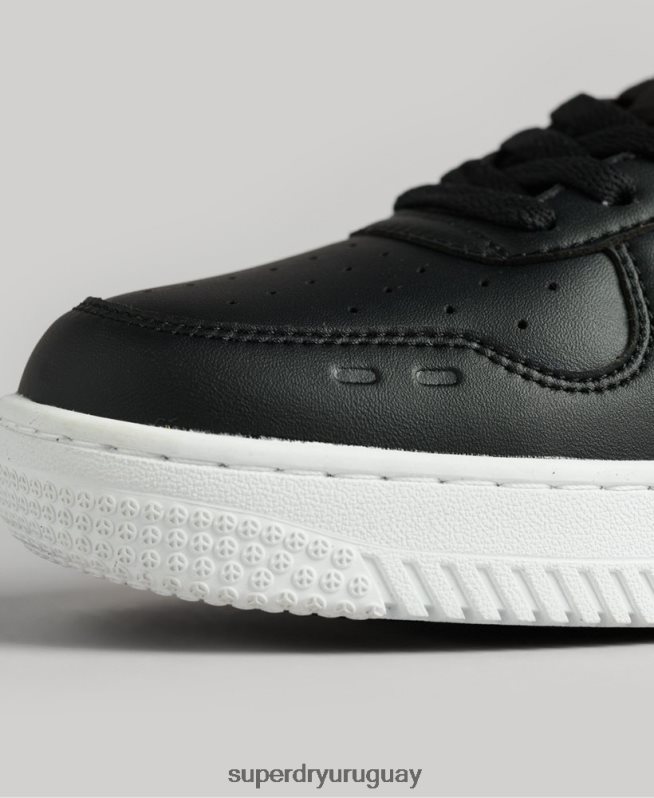 uy Superdry mujer zapatillas deportivas veganas gruesas negro DT2N8Z4362 zapatos