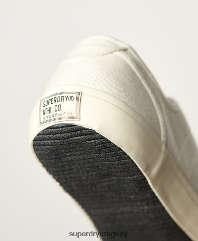 uy Superdry mujer zapatillas veganas bajas pro clásicas blanco DT2N8Z2113 zapatos