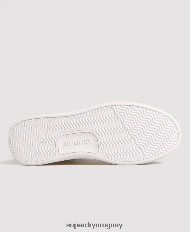 uy Superdry mujer zapatillas veganas basket lux amarillo DT2N8Z4410 zapatos